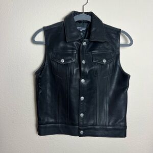 Polo jeans company leather vest